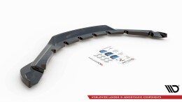 Mittlerer Cup Diffusor Heck Ansatz passend für BMW i8 schwarz Hochglanz