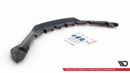 Mittlerer Cup Diffusor Heck Ansatz DTM Look passend für BMW i8 schwarz Hochglanz