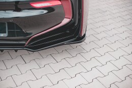 Mittlerer Cup Diffusor Heck Ansatz DTM Look für BMW i8 Carbon Look