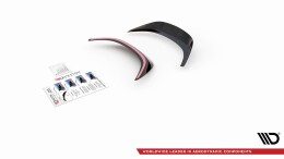 Heck Spoiler Aufsatz Abrisskante passend für BMW i8 schwarz Hochglanz