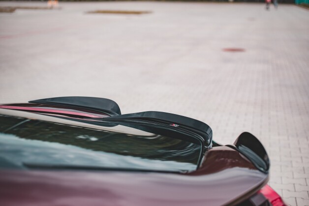 Heck Spoiler Aufsatz Abrisskante passend für Paket BMW i8 schwarz Hochglanz