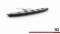 Mittlerer Cup Diffusor Heck Ansatz passend für AUDI A6 C7 S-LINE AVANT AUSPUFF 2X1 im DTM LOOK schwarz Hochglanz