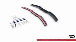 Heck Spoiler Aufsatz Abrisskante passend für Audi A1 S-Line GB schwarz Hochglanz