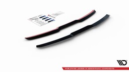 Heck Spoiler Aufsatz Abrisskante passend für Audi A1 S-Line GB schwarz Hochglanz