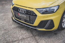 Cup Spoilerlippe Front Ansatz V.1 passend für Audi A1 S-Line GB schwarz Hochglanz