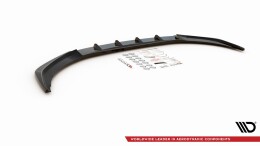 Cup Spoilerlippe Front Ansatz V.1 passend für Audi A1 S-Line GB schwarz Hochglanz