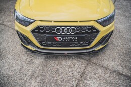 Cup Spoilerlippe Front Ansatz V.2 passend für Audi A1 S-Line GB schwarz Hochglanz