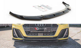 Cup Spoilerlippe Front Ansatz V.3 für Audi A1 S-Line GB schwarz Hochglanz
