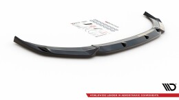 Cup Spoilerlippe Front Ansatz V.3 passend für Audi A1 S-Line GB schwarz Hochglanz