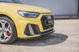 Street+ Spoilerlippe Front Ansatz V.3 passend für Audi A1 S-Line GB schwarz Hochglanz