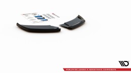 Heck Ansatz Flaps Diffusor passend für Audi A1 S-Line GB schwarz Hochglanz
