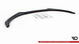 Cup Spoilerlippe Front Ansatz passend für Jaguar XJ R-Sport X351 Facelift schwarz Hochglanz