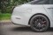 Heck Ansatz Flaps Diffusor passend für Jaguar XJ R-Sport X351 Facelift schwarz Hochglanz