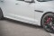 Seitenschweller Ansatz Cup Leisten passend für Jaguar XJ R-Sport X351 Facelift schwarz Hochglanz
