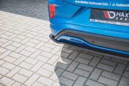 Heck Ansatz Flaps Diffusor für Ford Puma ST-Line schwarz matt