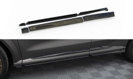 Seitenschweller Ansatz Cup Leisten passend für Ford Puma ST / ST-Line / Standard Mk1 schwarz Hochglanz