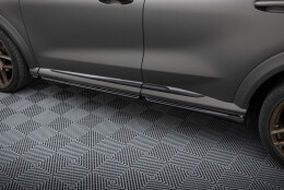 Seitenschweller Ansatz Cup Leisten passend für Ford Puma ST / ST-Line / Standard Mk1 schwarz Hochglanz