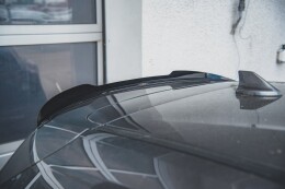 Heck Spoiler Aufsatz Abrisskante für Ford Puma schwarz Hochglanz