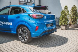 Heck Spoiler Aufsatz Abrisskante passend für Ford Puma Mk1 schwarz Hochglanz