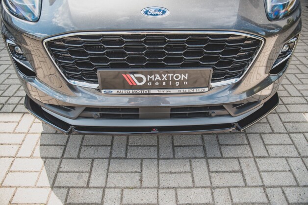 Street+ Spoilerlippe Front Ansatz passend für Ford Puma Mk1 schwarz Hochglanz