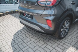 Mittlerer Cup Diffusor Heck Ansatz passend für Ford Puma Mk1 schwarz Hochglanz