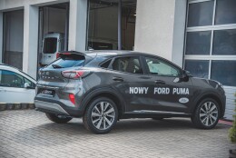 Mittlerer Cup Diffusor Heck Ansatz passend für Ford Puma Mk1 schwarz Hochglanz