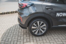 Mittlerer Cup Diffusor Heck Ansatz passend für Ford Puma Mk1 schwarz Hochglanz