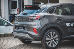 Street+ Mittlerer Diffusor Heck Ansatz passend für Ford Puma Mk1 schwarz Hochglanz