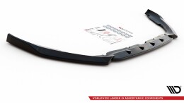 Cup Spoilerlippe Front Ansatz passend für Ford Mondeo Mk5 Facelift schwarz Hochglanz