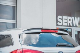 Heck Spoiler Aufsatz Abrisskante für Ford Mondeo Kombi Mk5 Facelift schwarz Hochglanz