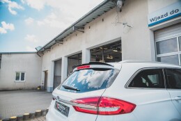 Heck Spoiler Aufsatz Abrisskante passend für Ford Mondeo Kombi Mk5 Facelift schwarz Hochglanz