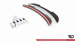 Heck Spoiler Aufsatz Abrisskante passend für Ford Mondeo Kombi Mk5 Facelift schwarz Hochglanz