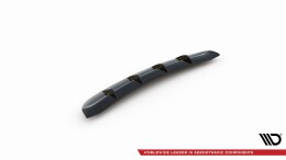 Heck Ansatz Diffusor passend für Ford Mondeo Vignale Mk5 Facelift schwarz Hochglanz