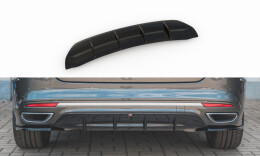 Heck Ansatz Diffusor passend für Ford Mondeo Vignale Mk5 Facelift Carbon Look