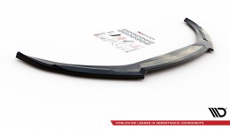 Cup Spoilerlippe Front Ansatz passend für Abarth 124 Spider schwarz Hochglanz