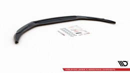 Cup Spoilerlippe Front Ansatz passend für Abarth 124 Spider schwarz Hochglanz