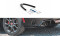 Heck Ansatz Flaps Diffusor für Fiat 124 Spider Abarth schwarz Hochglanz