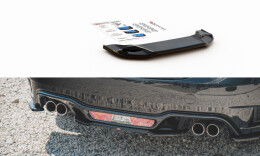 Mittlerer Cup Diffusor Heck Ansatz DTM Look passend für Abarth 124 Spider Carbon Look