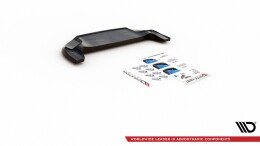 Mittlerer Cup Diffusor Heck Ansatz DTM Look passend für Abarth 124 Spider Carbon Look