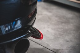 Heck Ansatz Flaps Diffusor für VW Golf 7 GTI TCR schwarz Hochglanz