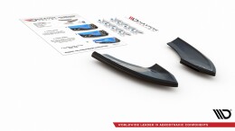 Heck Ansatz Flaps Diffusor passend für VW Golf 7 GTI TCR schwarz Hochglanz