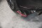 Heck Ansatz Flaps Diffusor passend für VW Golf 7 GTI TCR schwarz Hochglanz