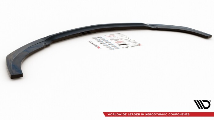 Street+ Spoilerlippe Front Ansatz V.1 passend für Mercedes-AMG GT 63S 4 Door Coupe Aero X290 schwarz Hochglanz