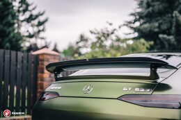 Heck Spoiler Aufsatz Abrisskante für Mercedes-AMG GT 63S 4-Door Coupe X290 schwarz Hochglanz