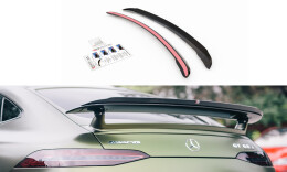 Heck Spoiler Aufsatz Abrisskante für Mercedes-AMG GT 63 S 4 Door-Coupe Carbon Look