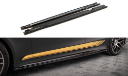 Street+ Seitenschweller Leisten passend für Mercedes-AMG GT 63S 4-Door Coupe X290 schwarz Hochglanz