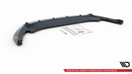 Cup Spoilerlippe Front Ansatz V.1 passend für Skoda Octavia Mk4 schwarz Hochglanz