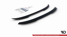 Heck Spoiler Aufsatz Abrisskante für Skoda Octavia Mk4 Kombi schwarz Hochglanz