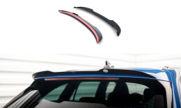 Heck Spoiler Aufsatz Abrisskante passend für Skoda Octavia Combi Standard / RS Mk4 / Mk4 Facelift schwarz Hochglanz