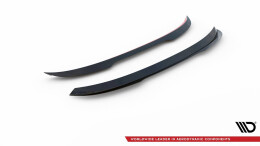 Heck Spoiler Aufsatz Abrisskante passend für Skoda Octavia Combi Standard / RS Mk4 / Mk4 Facelift schwarz Hochglanz